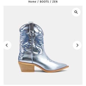 Shu Shop Blue Boots